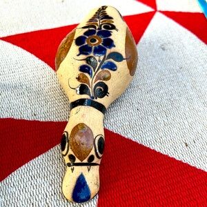 Tonala Mexican Pottery Duck Vintage